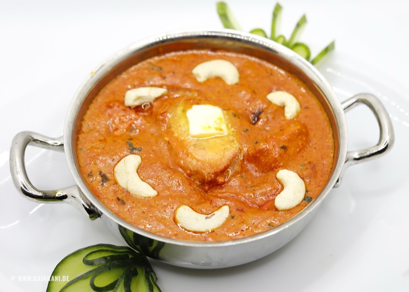 Butter Chicken vom Raja Rani – Hähnchen in Buttersoße mit Cashewkernen